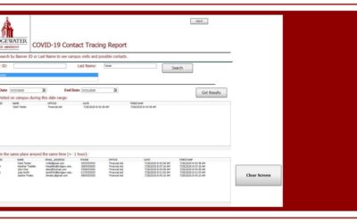 Using Argos for Contact Tracing at BSU